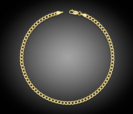 Złota bransoletka 585 pancerka 