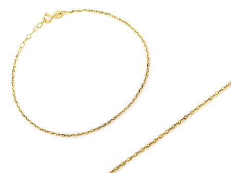 Bransoletka złota delikatny łańcuszek na rękę