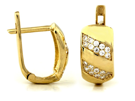 Kolczyki złote angielskie na każdą okazję