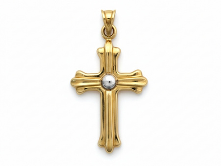 Krzyżyk złoty bez wizerunku