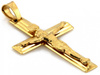 Zawieszka złota krzyżyk z Jezusem