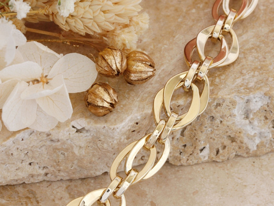 Bransoletka złota efektowna ekskluzywna