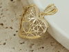 Zawieszka złota ażurowe serce