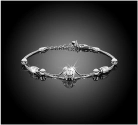 Bransoletka 925 srebrna - kulki