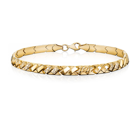 Złota bransoletka 375 klasyczna