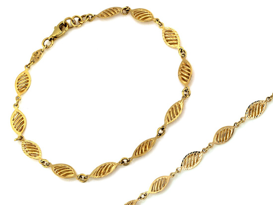 Bransoletka złota damska