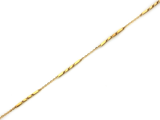 Złota bransoletka delikatna subtelna