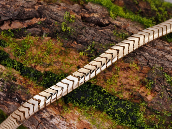 Bransoletka złota szeroka taśma