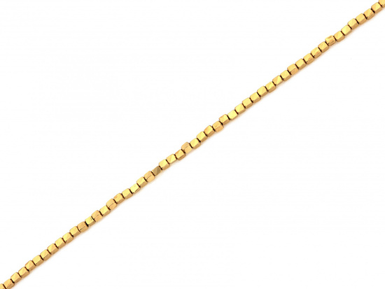 Bransoletka złota z małych kostek