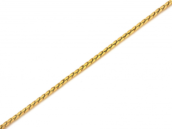 Złota bransoletka elegancka elementowa