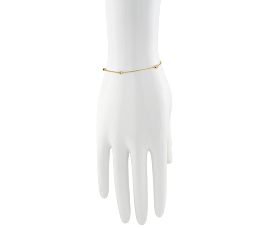 Złota bransoletka 375 kulki, kuleczki 