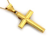Złoty krzyżyk na szyję