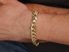 Bransoletka złota męska bardzo gruba pancerka