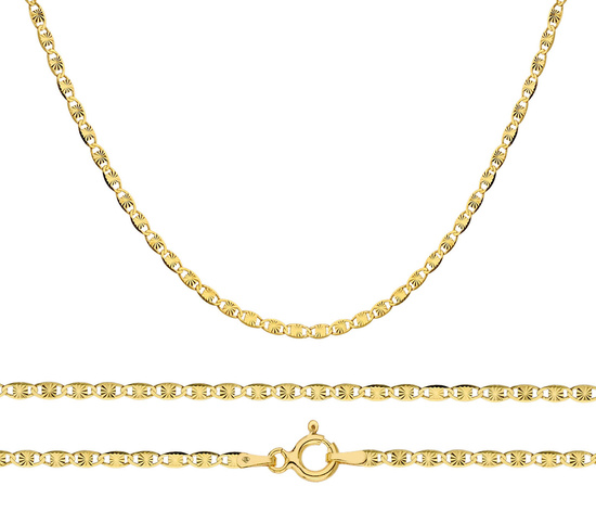 Złoty łańcuszek 585 Valentino 