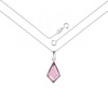 Naszyjnik srebrny 925 Swarovski - romb