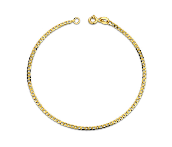 Złota bransoletka 585 pancerka 