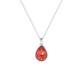 Naszyjnik srebrny 925 Swarovski - owalny