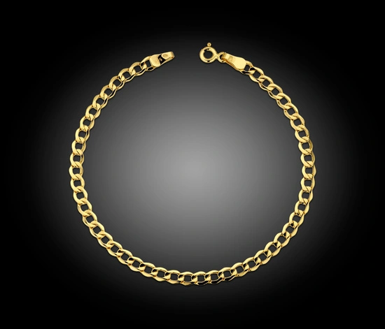 Złota bransoletka 585 pancerka