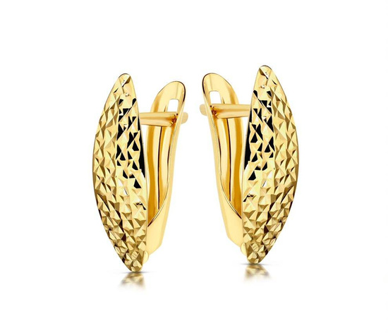 Złote kolczyki 375 - klasyczne