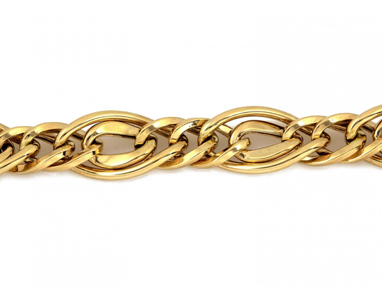 Bransoleta złota efektowna ekskluzywna gruba