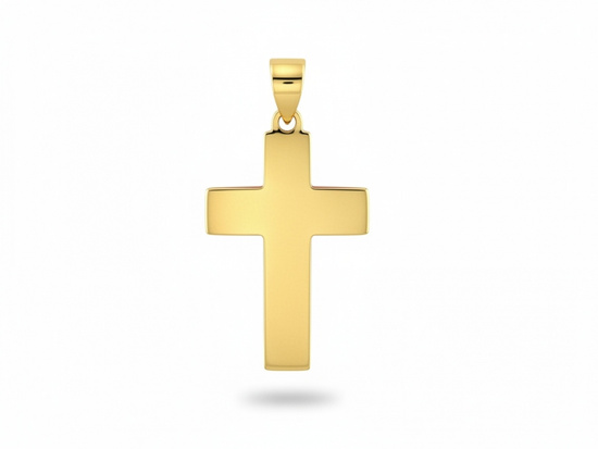 Złoty krzyż prosty 