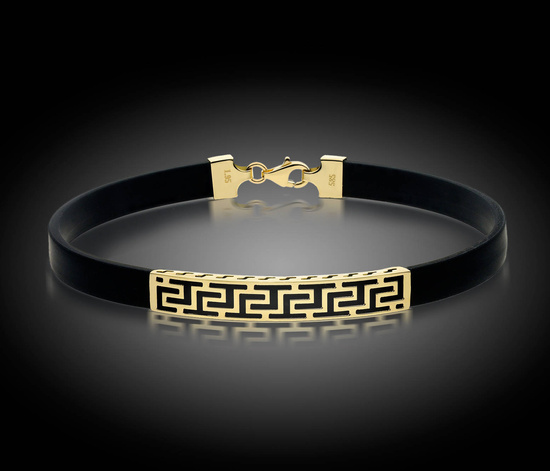 Złota bransoletka 585 grecka 