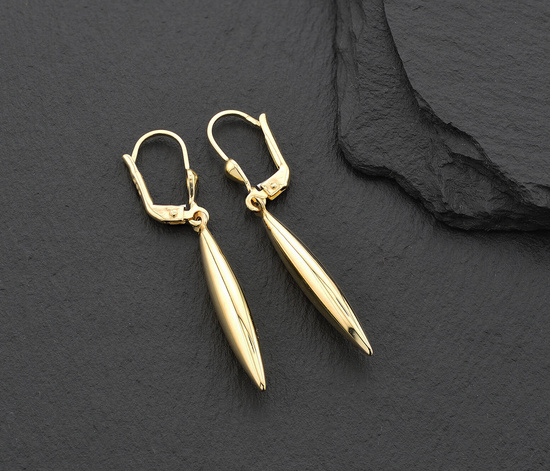 Złote kolczyki 585 - wiszące