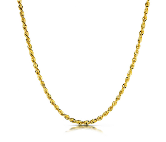 Złoty łańcuszek 585 korda, kordel