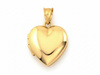 Zawieszka złota puzderko serce na zdjęcie
