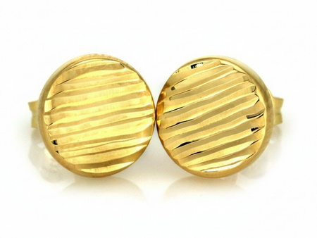 Kółka złote sztyfty na prezent upominek