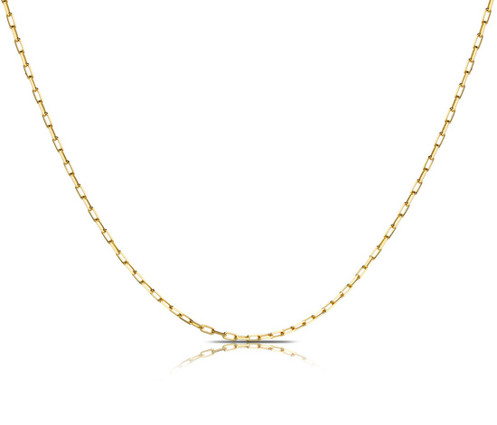 Złoty łańcuszek 585 ankier 