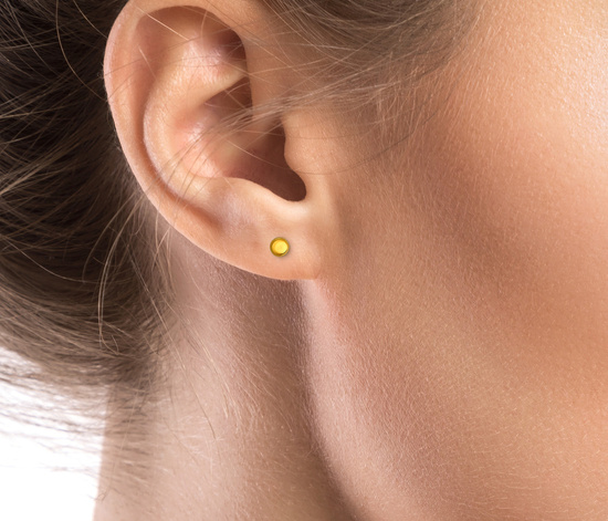 Złote kolczyki 585 - kulki, kuleczki