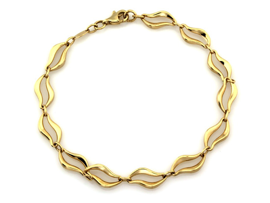 Złota bransoletka idealna dla mamy dla babci