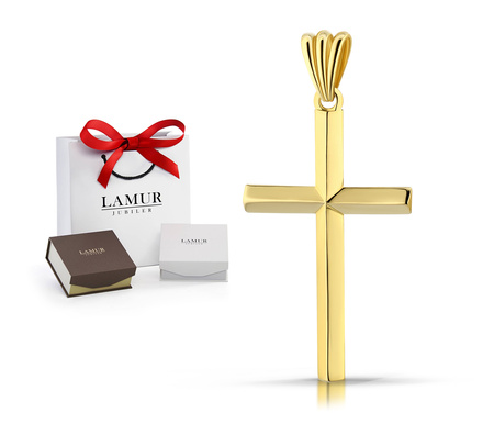 Złoty krzyżyk 585 - zawieszka