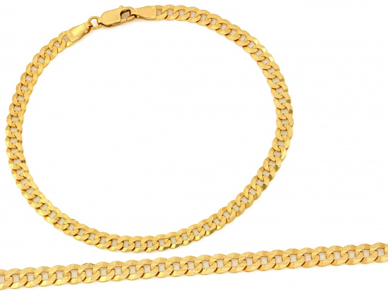 Bransoletka złota pancerka uniwersalny wzór 4.3mm