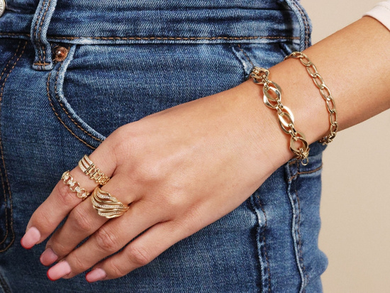 Bransoletka złota efektowna ekskluzywna