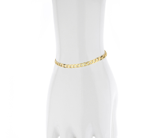 Złota bransoletka 585 pancerka