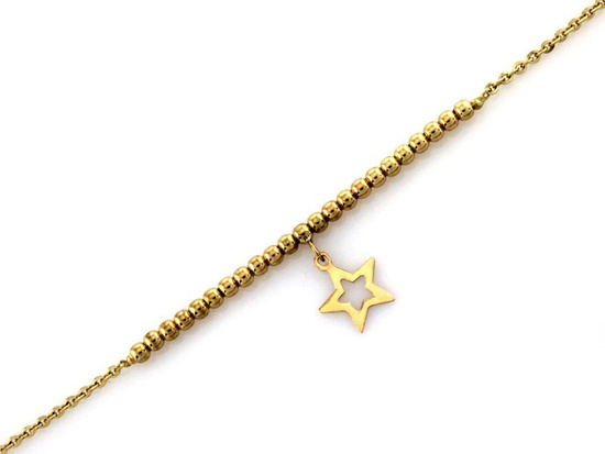 Bransoletka z kulkami gwiazdka