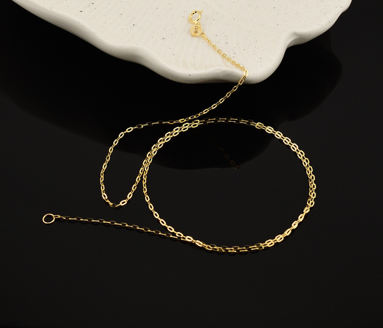 Złoty łańcuszek 585 ankier 