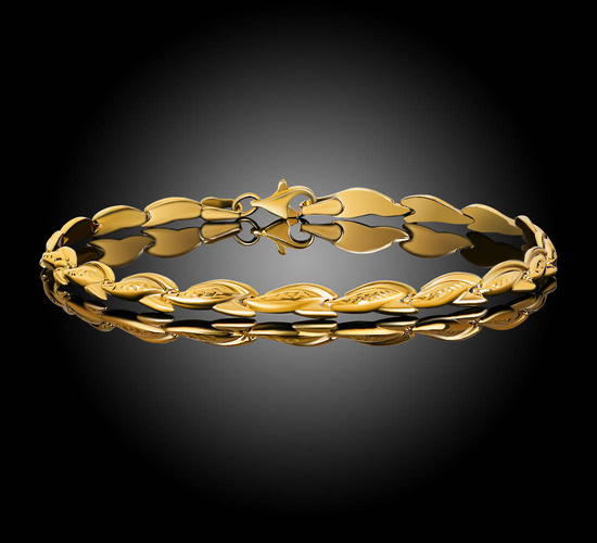 Złota bransoletka 375 klasyczna