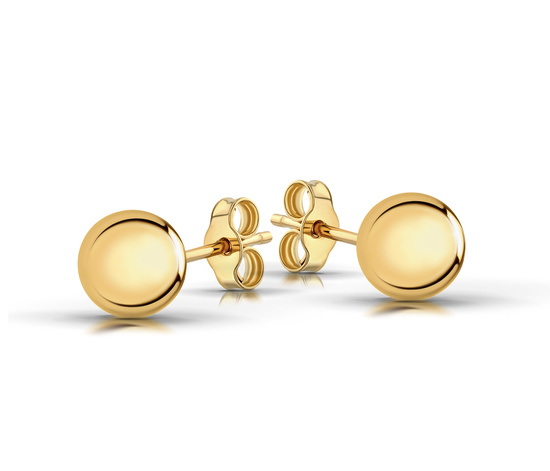 Złote kolczyki 585 - kulki, kuleczki