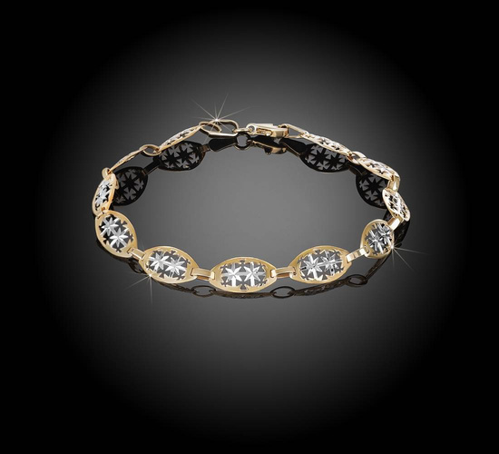 Złota bransoletka 333 klasyczna 