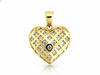 Zawieszka Serce wysadzana cyrkoniami
