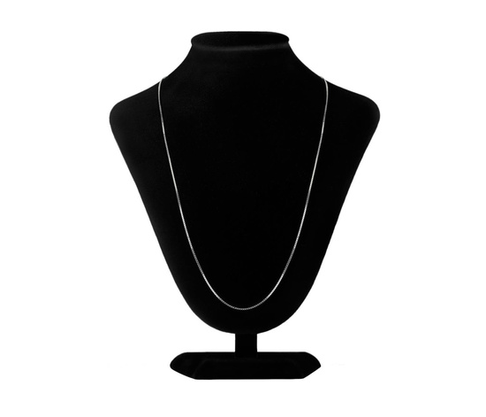 Srebrny łańcuszek 45 cm - kostka