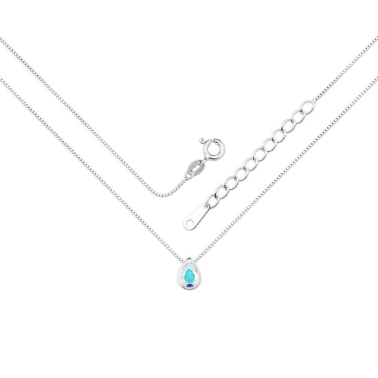 Naszyjnik srebrny 925 Swarovski - łezka