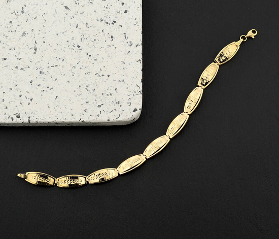 Złota bransoletka 375 klasyczna