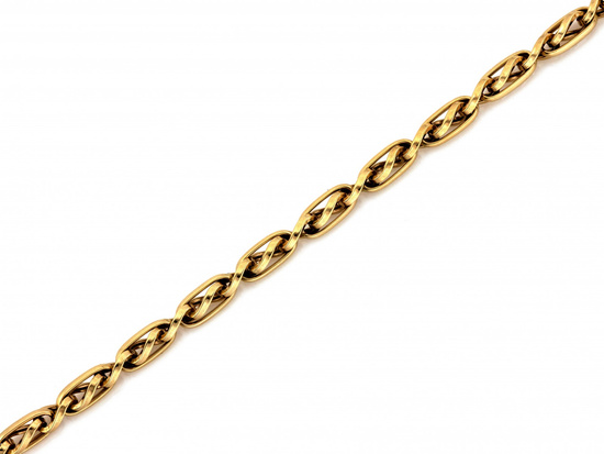 Bransoletka złota gruby łańcuch gruby splot duże ogniwa