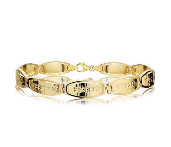 Złota bransoletka 375 klasyczna