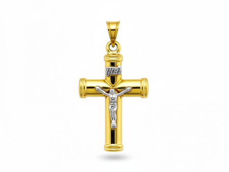 Złoty męski krzyżyk