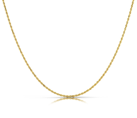 Złoty łańcuszek 585 korda, kordel